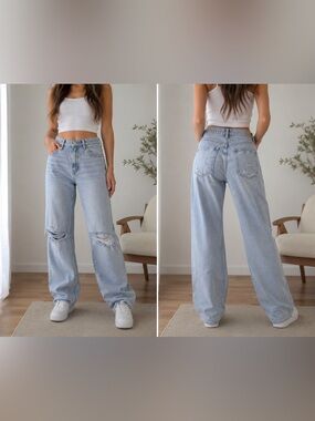 American Eagle Outfitters Distressed Light Blue Women's Jeans NWOT